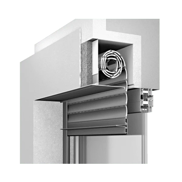 Unterputz-Rollladen Querschnitt: Kasten unter Putz für moderne Architektur in Leichlingen und Langenfeld