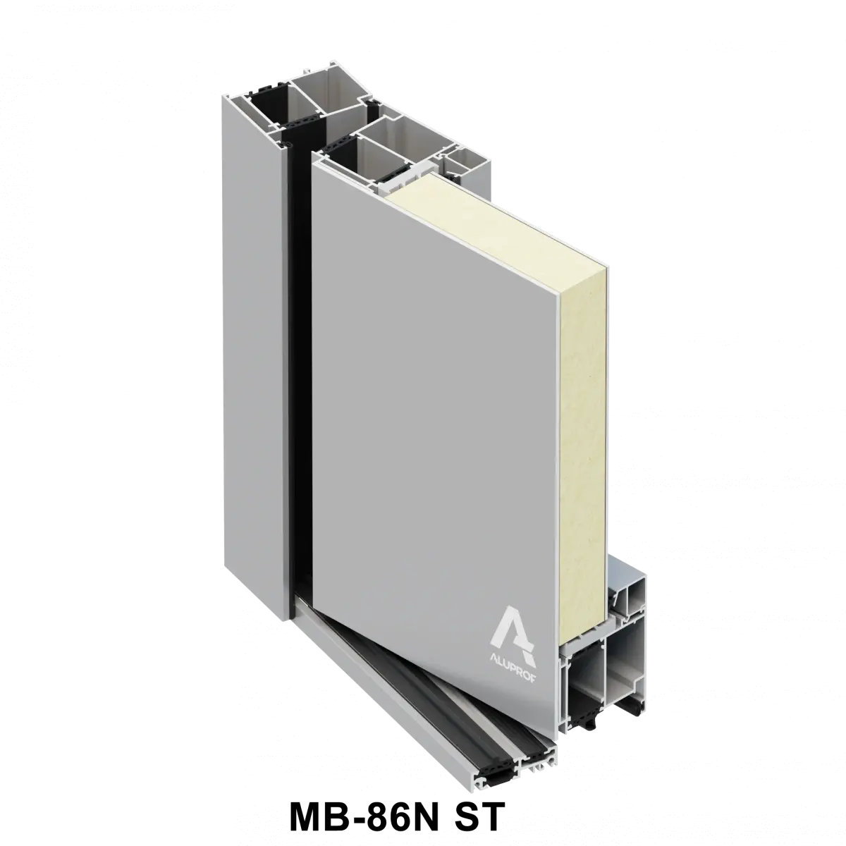 MB-86N ST Paneeltür Querschnitt