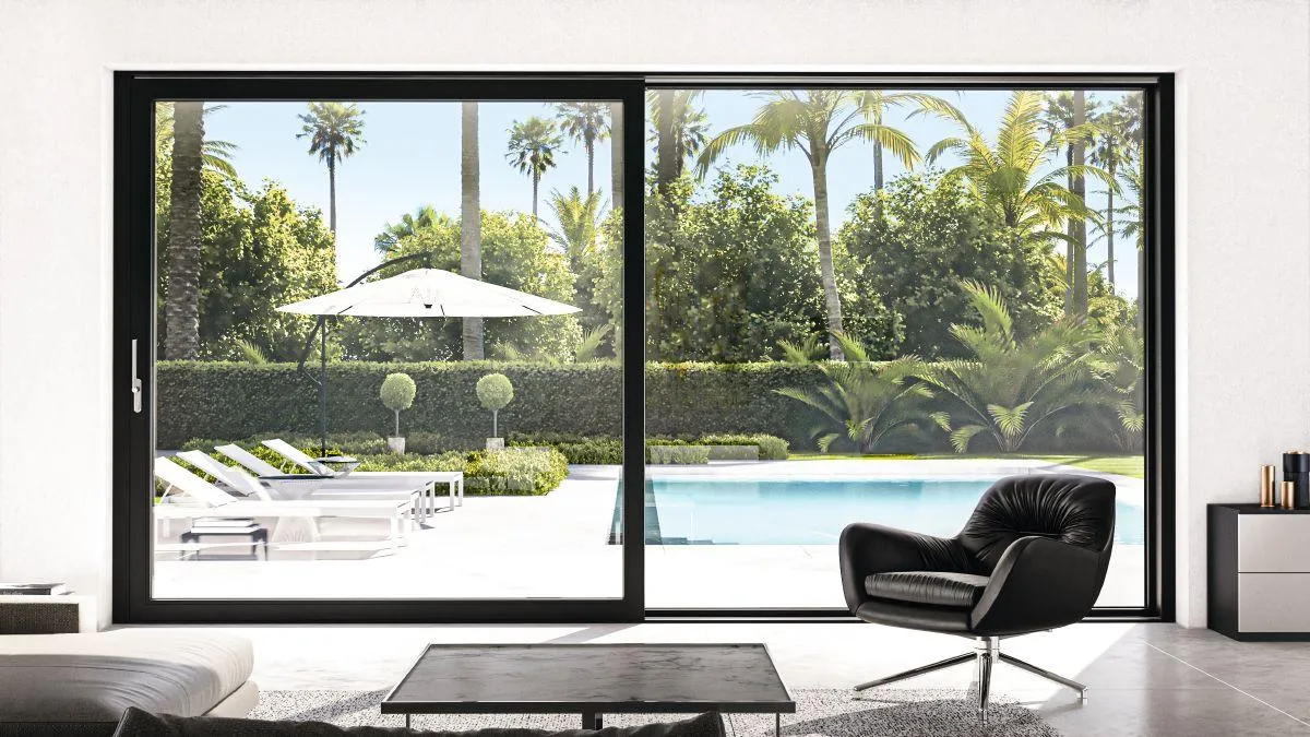 LivIngSlide montiert im Wohnraum