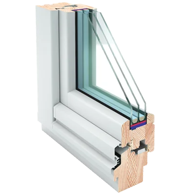 Holzfenster Line 78 – Profilschnitt